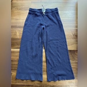 MATE the label organic thermal wide leg pant